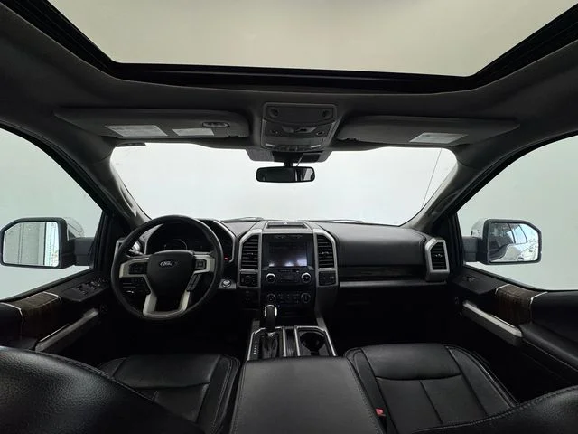 Used 2019 White Platinum Clearcoat Metallic Ford Lariat image 22