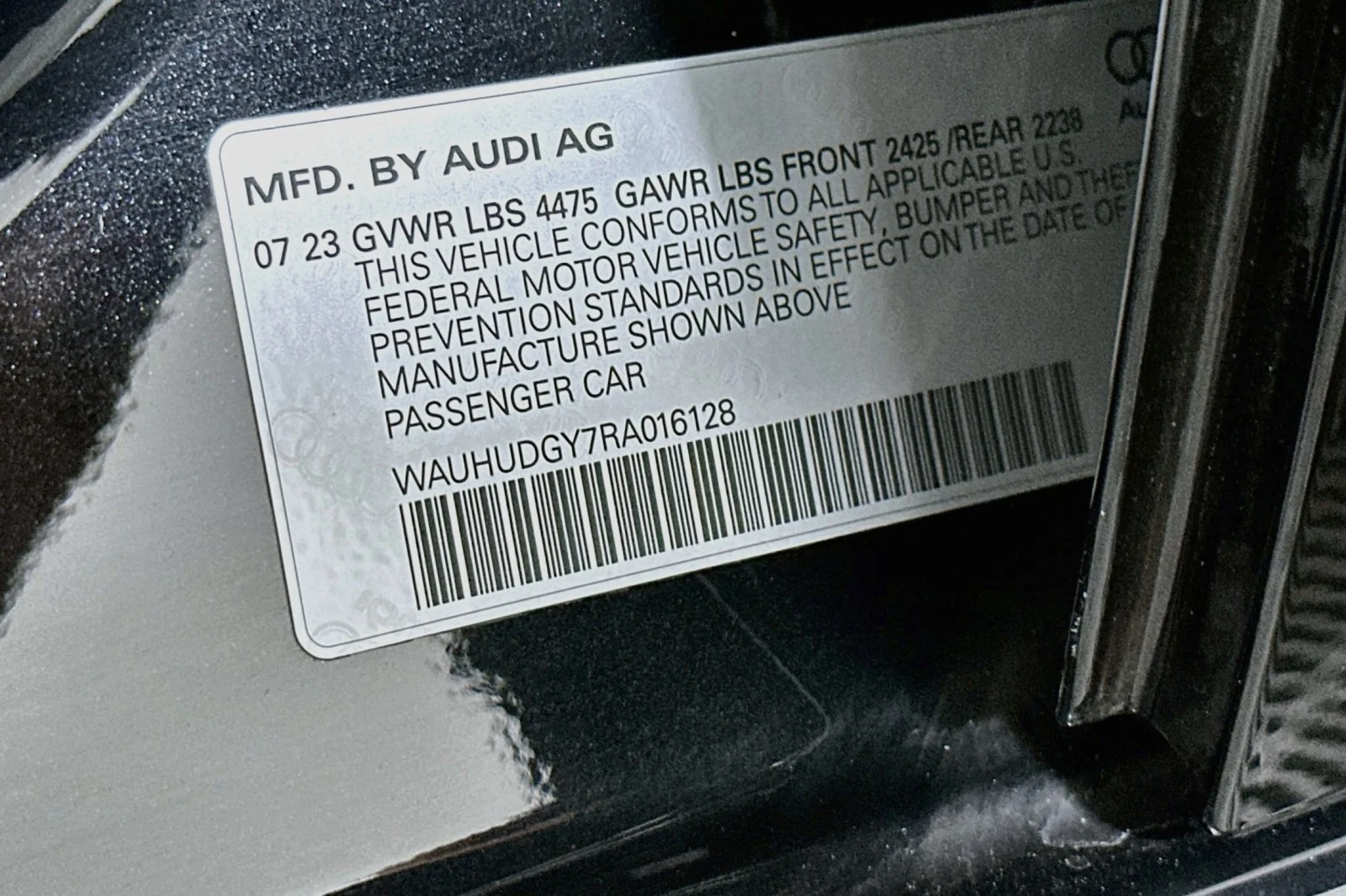 Used 2024 Mythos Black Metallic Audi Premium Plus image 24