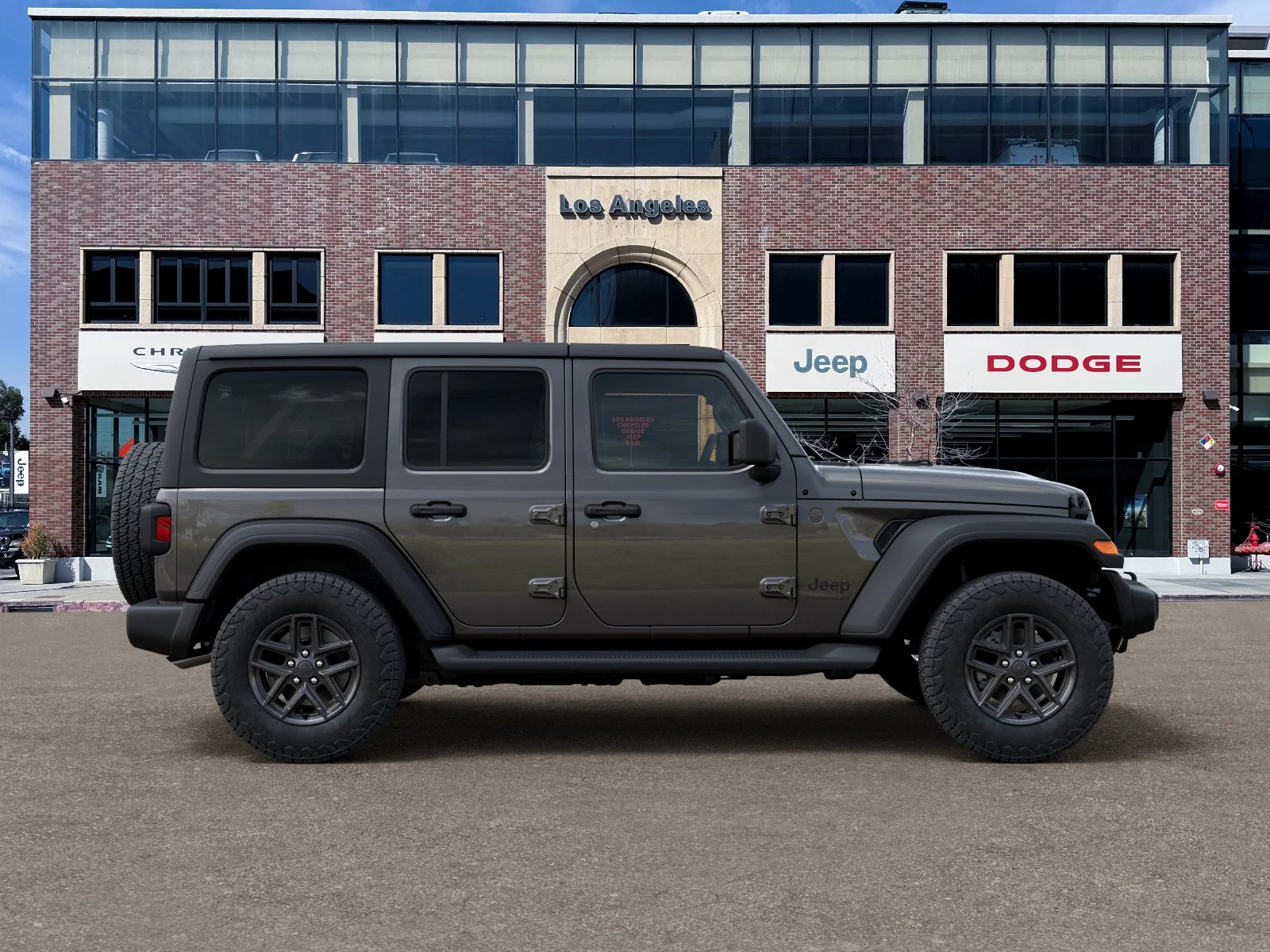 New 2026 Granite Crystal Metallic Clear-Coat Exterior Paint Jeep Sport S image 47
