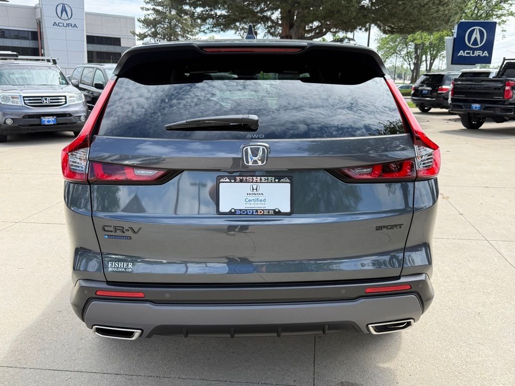 Certified Used 2026 Meteorite Gray Metallic Honda AWD Sport-L Hybrid image 7