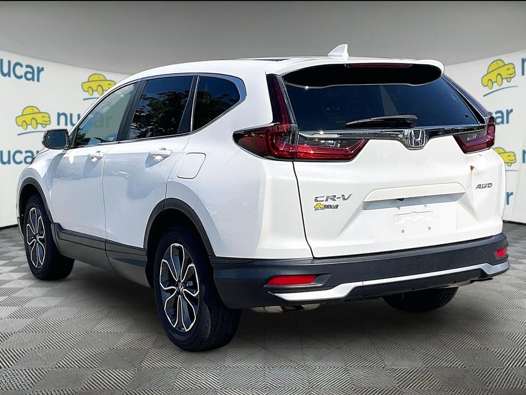 Used 2022 Platinum White Pearl Honda EX image 4