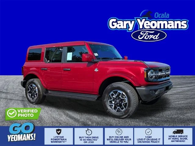 New 2026 Ruby Red Metallic Tinted Clearcoat Ford Outer Banks® image 1
