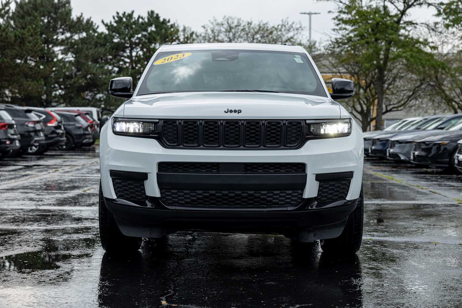 Used 2023 Bright White Clearcoat Jeep Altitude image 2