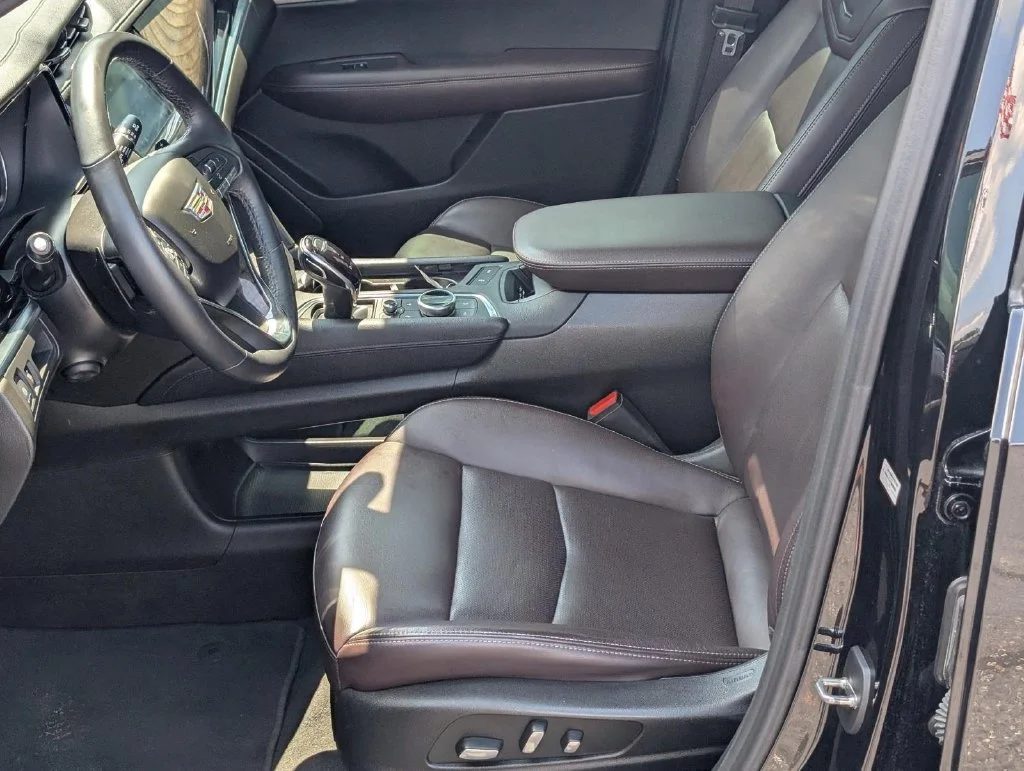 Used 2023 STELLAR BLACK METALLIC Cadillac FWD Premium Luxury image 14