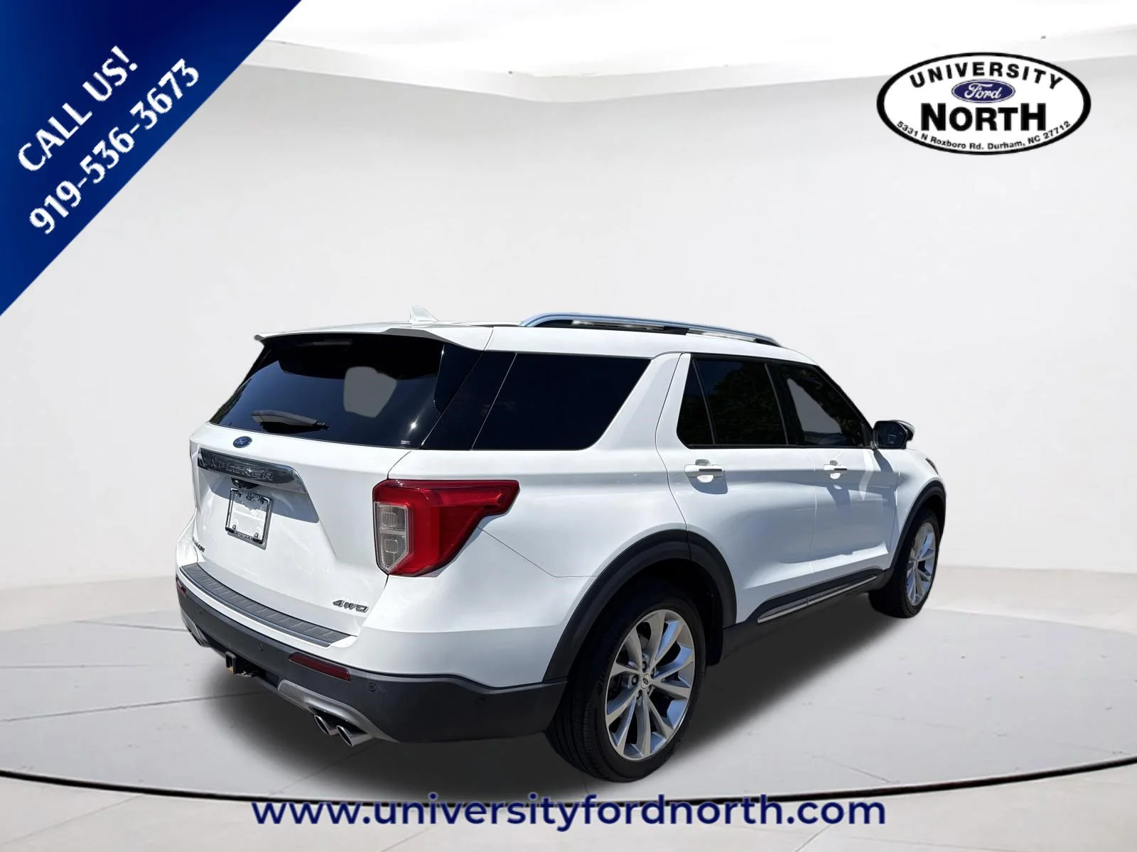 Used 2021 Star White Metallic Tri-Coat Ford Platinum image 7