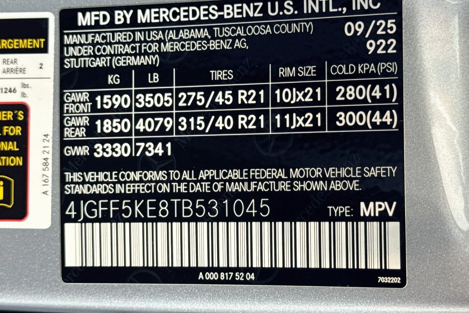 New 2026 Cirrus Silver Metallic Mercedes-Benz GLS 450 image 28