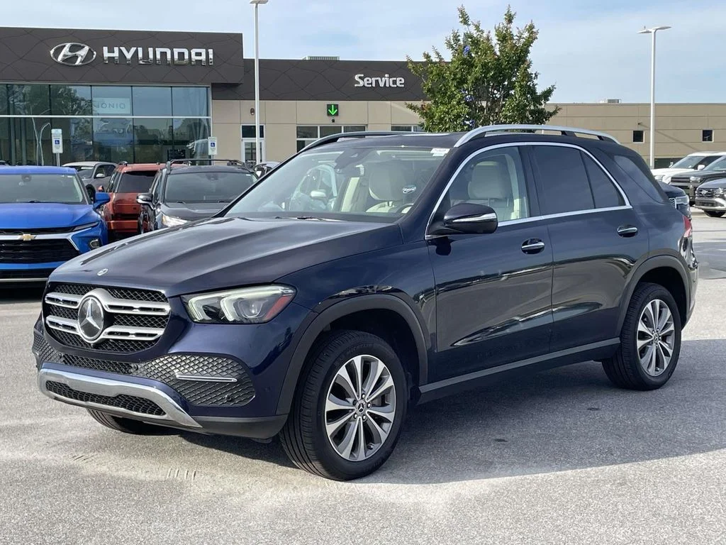 Used 2022 Lunar Blue Metallic Mercedes-Benz GLE350 image 25
