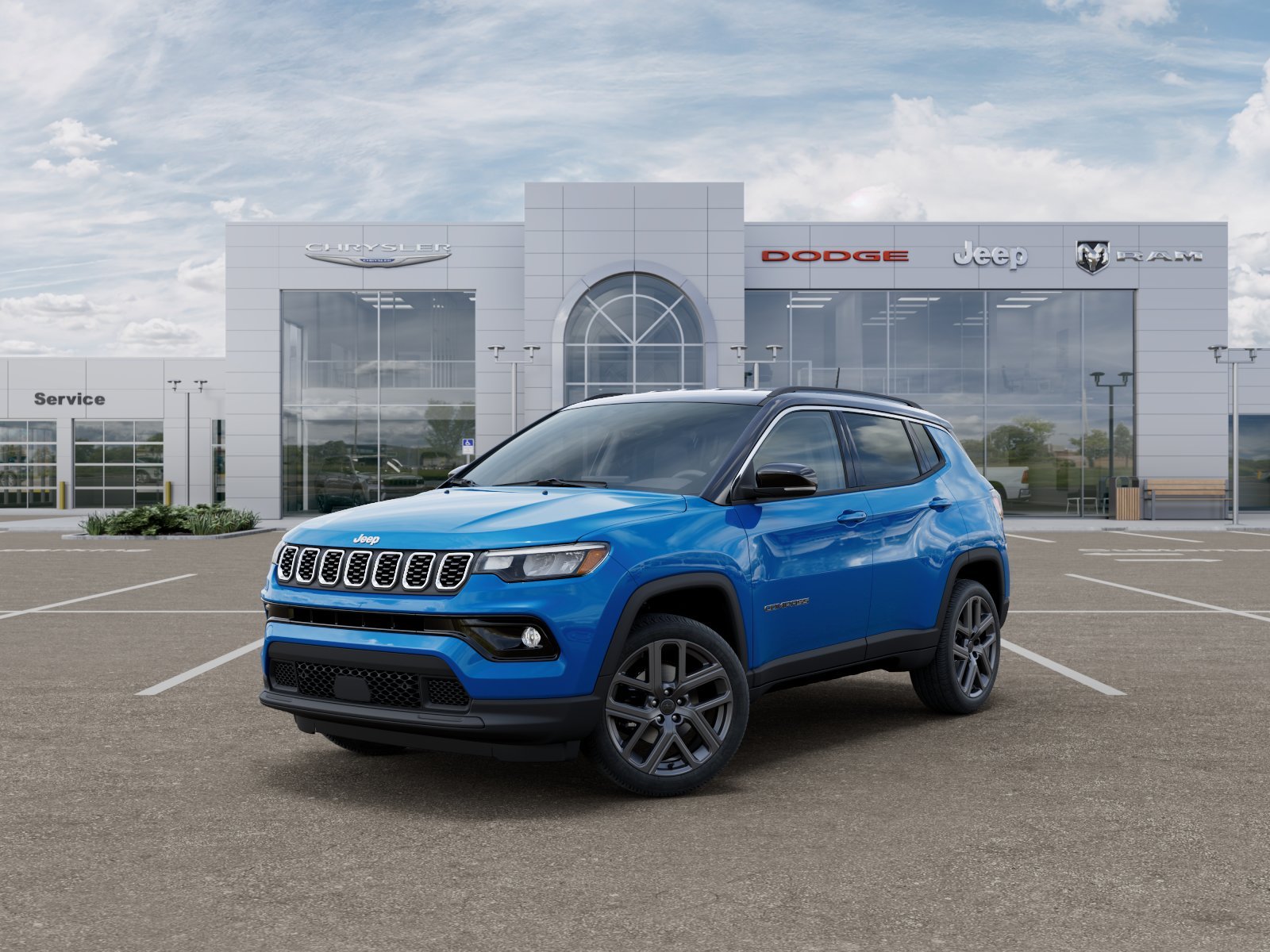 New 2026 Hydro Blue Pearl-Coat Exterior Paint Jeep Limited Altitude image 1