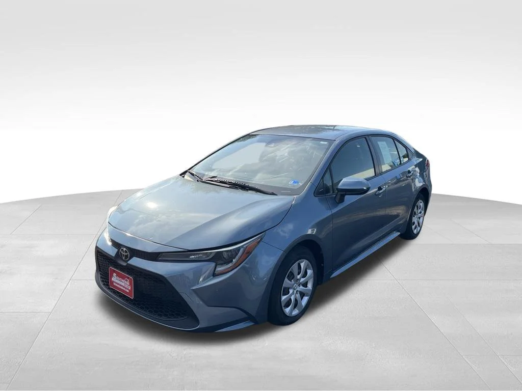Used 2021 Blue Toyota LE image 28