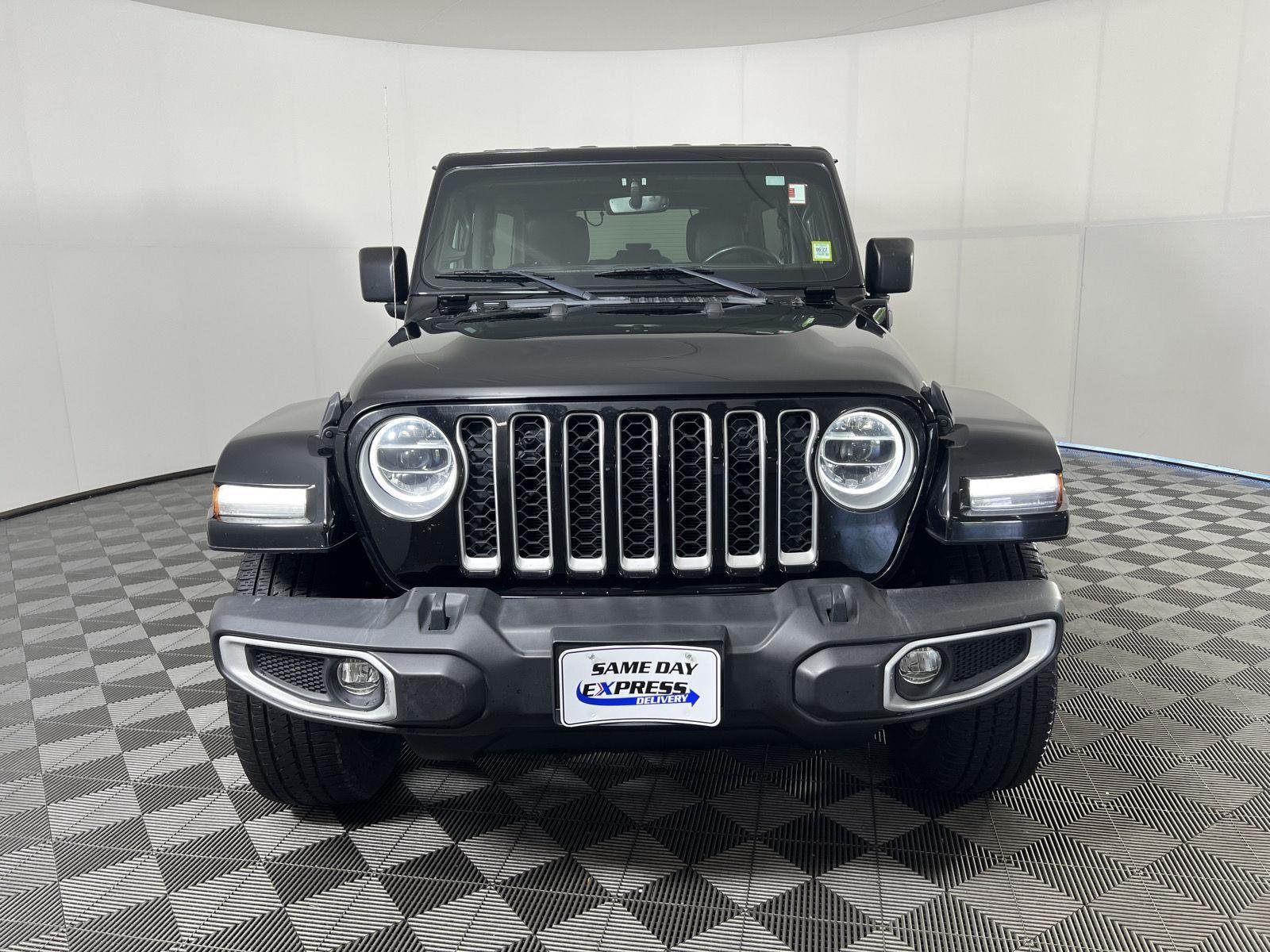 Used 2021 Black Clearcoat Jeep Unlimited Sahara 4xe image 25