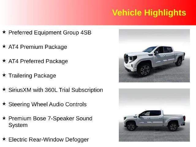 Used 2026 White GMC AT4 image 3