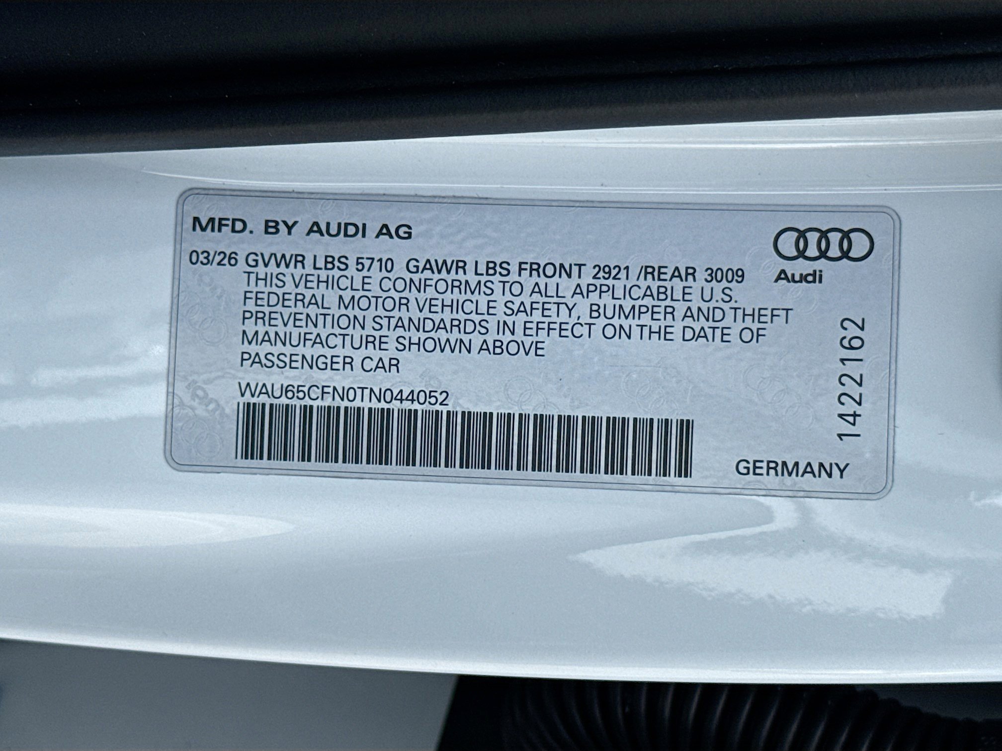 New 2026 Glacier White Metallic Audi Prestige image 42