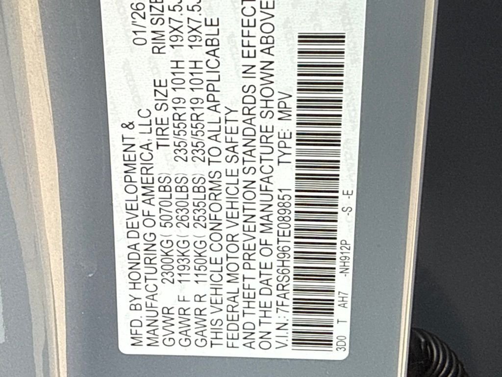 Certified Used 2026 Urban Gray Pearl Honda Sport Touring image 32