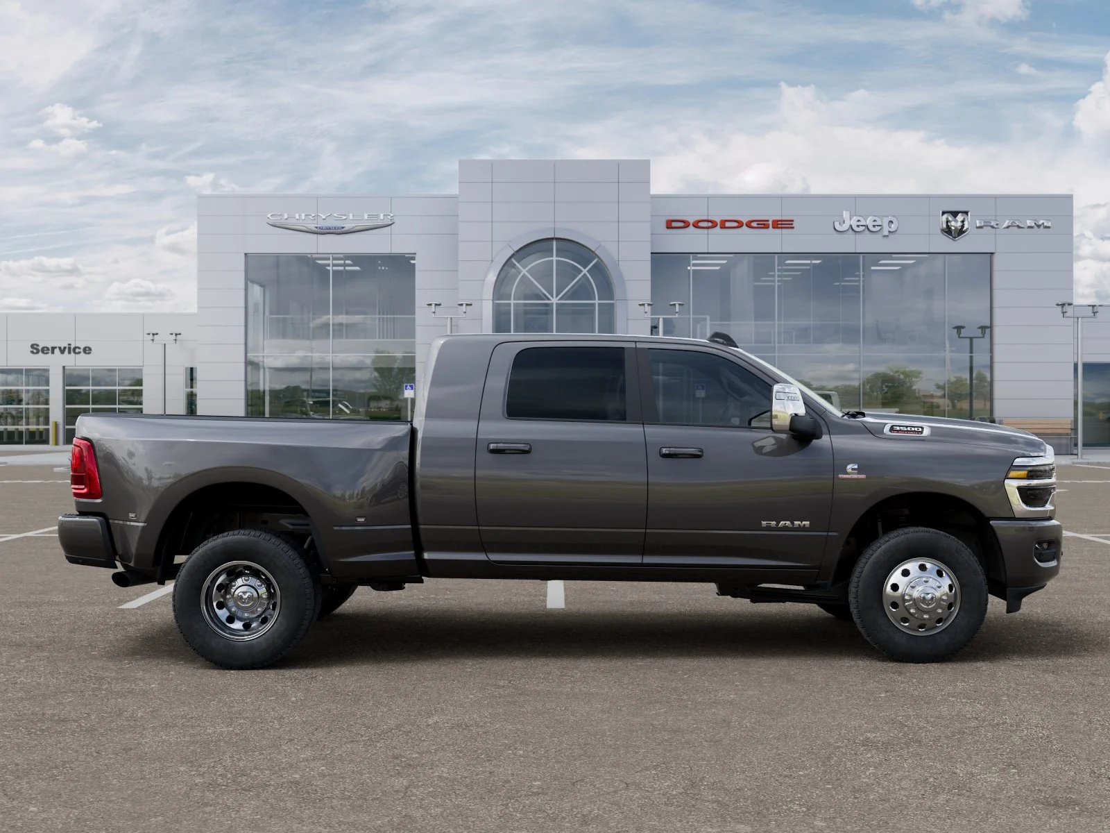 New 2026 Granite Crystal Metallic Clear-Coat Exterior Paint RAM Laramie image 47