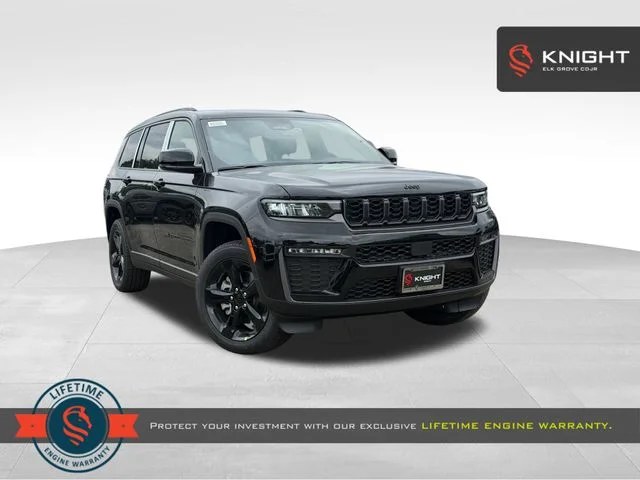 New 2026 Diamond Black Crystal Pearlcoat Jeep Limited image 1