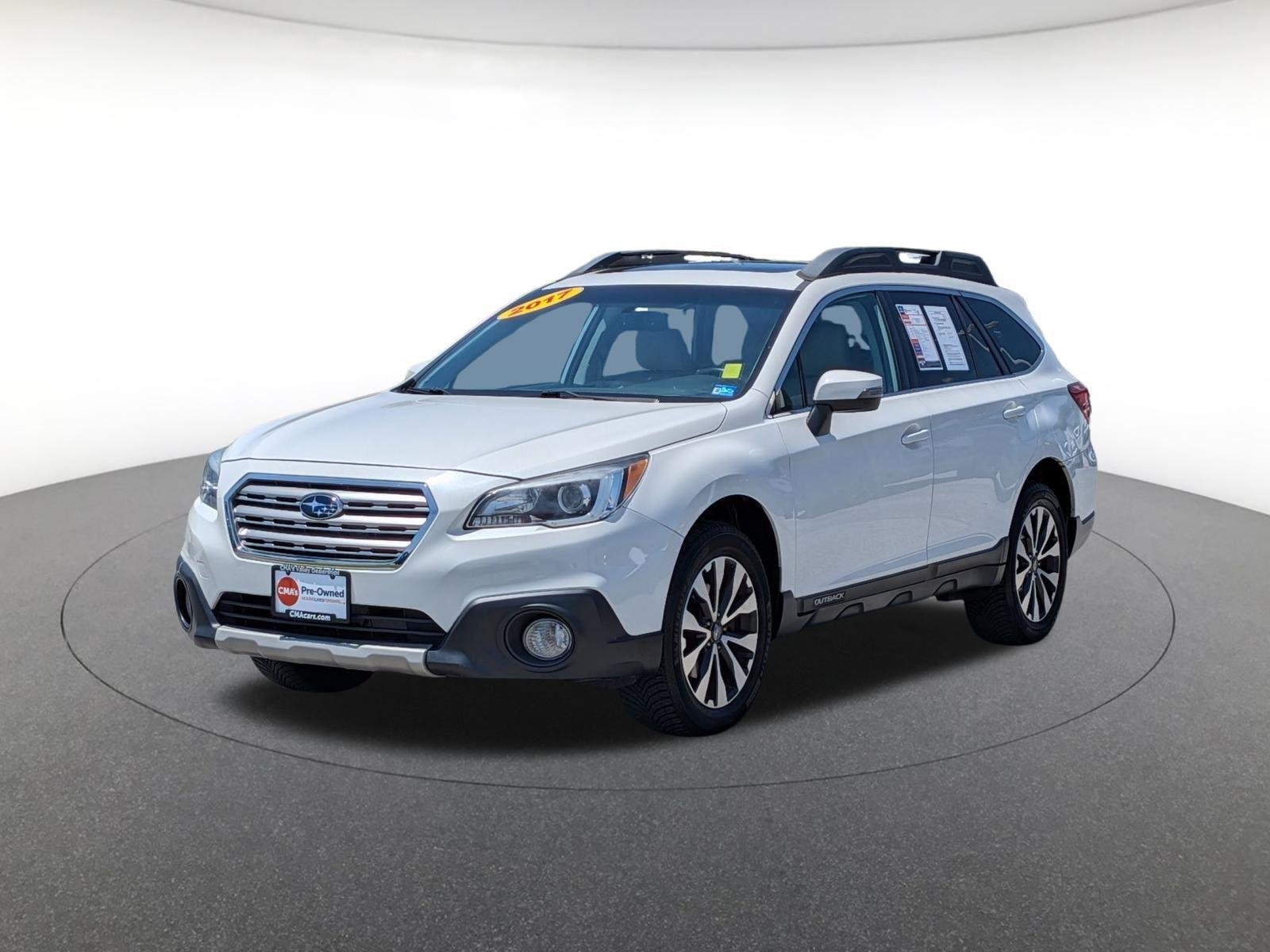 Used 2017 Crystal White Pearl Subaru Limited image 3