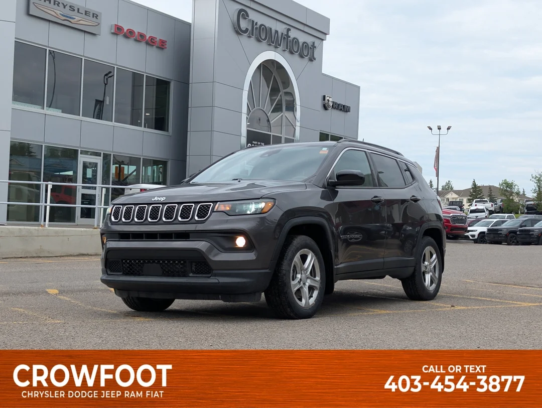 Used 2023 Grey Jeep North - - 4x4 - Blind Spot Monitor - Forward Collision Warning - Lane Keep Assist & More! image 1