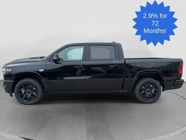 New 2026 Diamond Black Crystal Pearl-Coat Exterior Paint RAM Laramie image 10