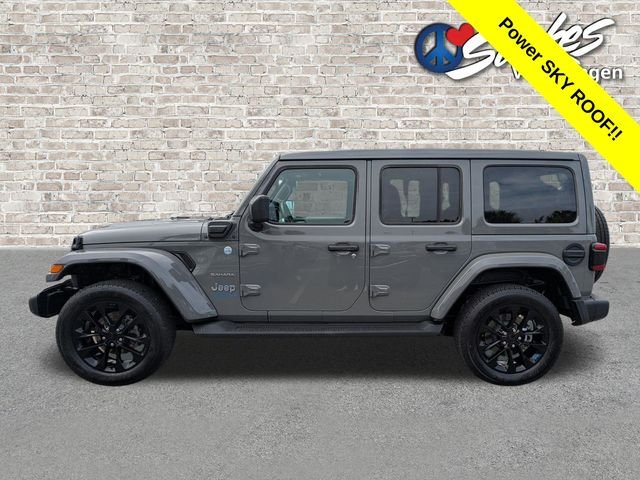 Used 2023 Gray Jeep Sahara 4xe image 7