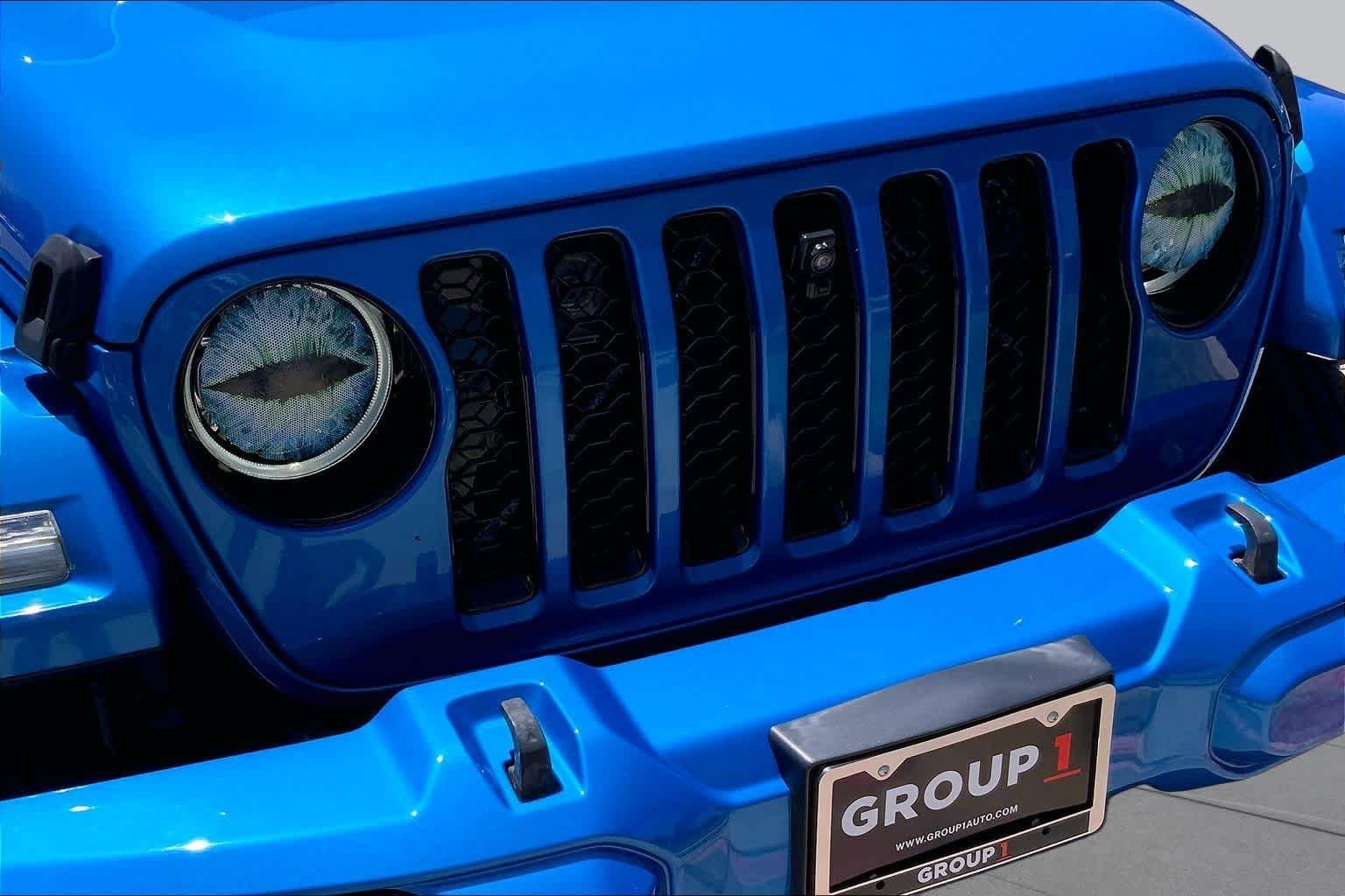 Used 2022 Hydro Blue Pearlcoat Jeep Unlimited High Altitude image 28