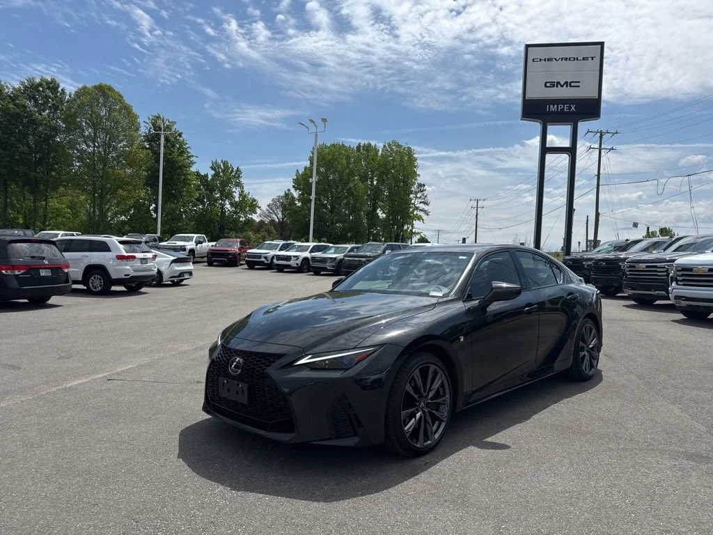 Black 2025 Lexus IS 350 F Sport 2 AWD Sedan