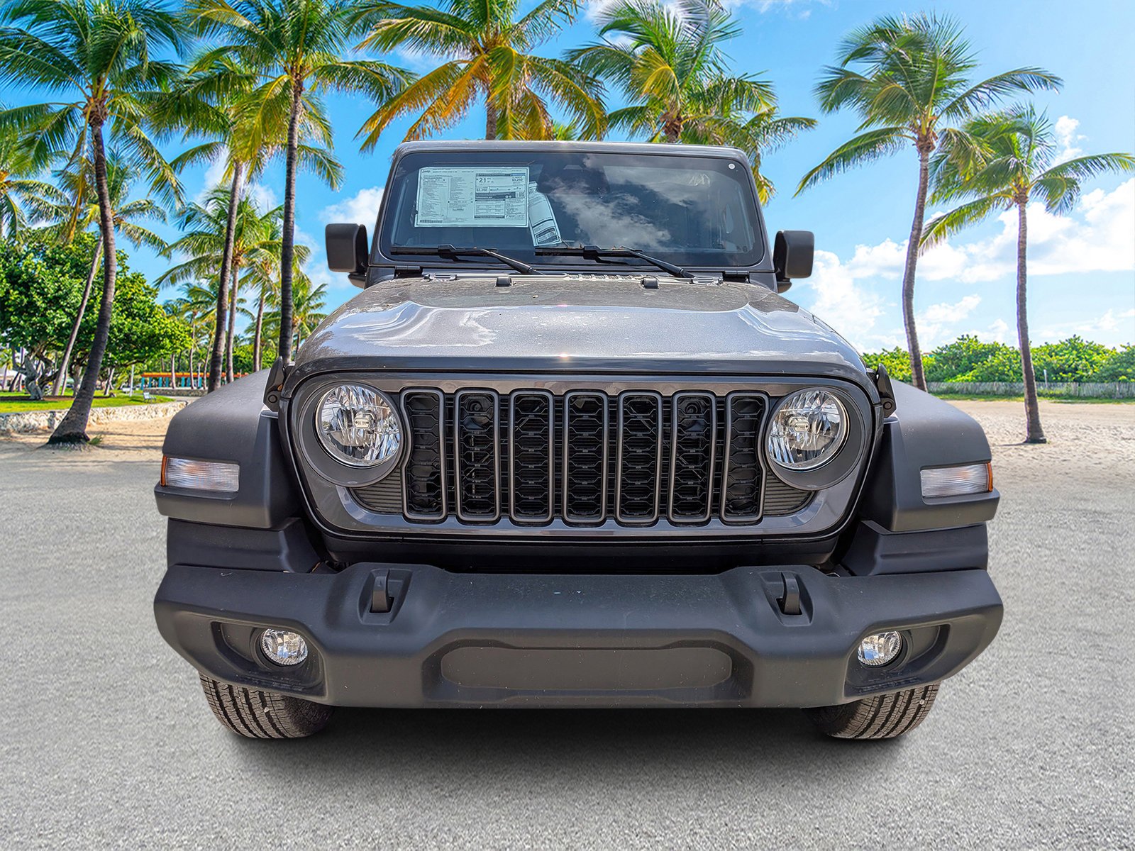 New 2026 Granite Crystal Metallic Clear-Coat Exterior Paint Jeep Sport S image 8