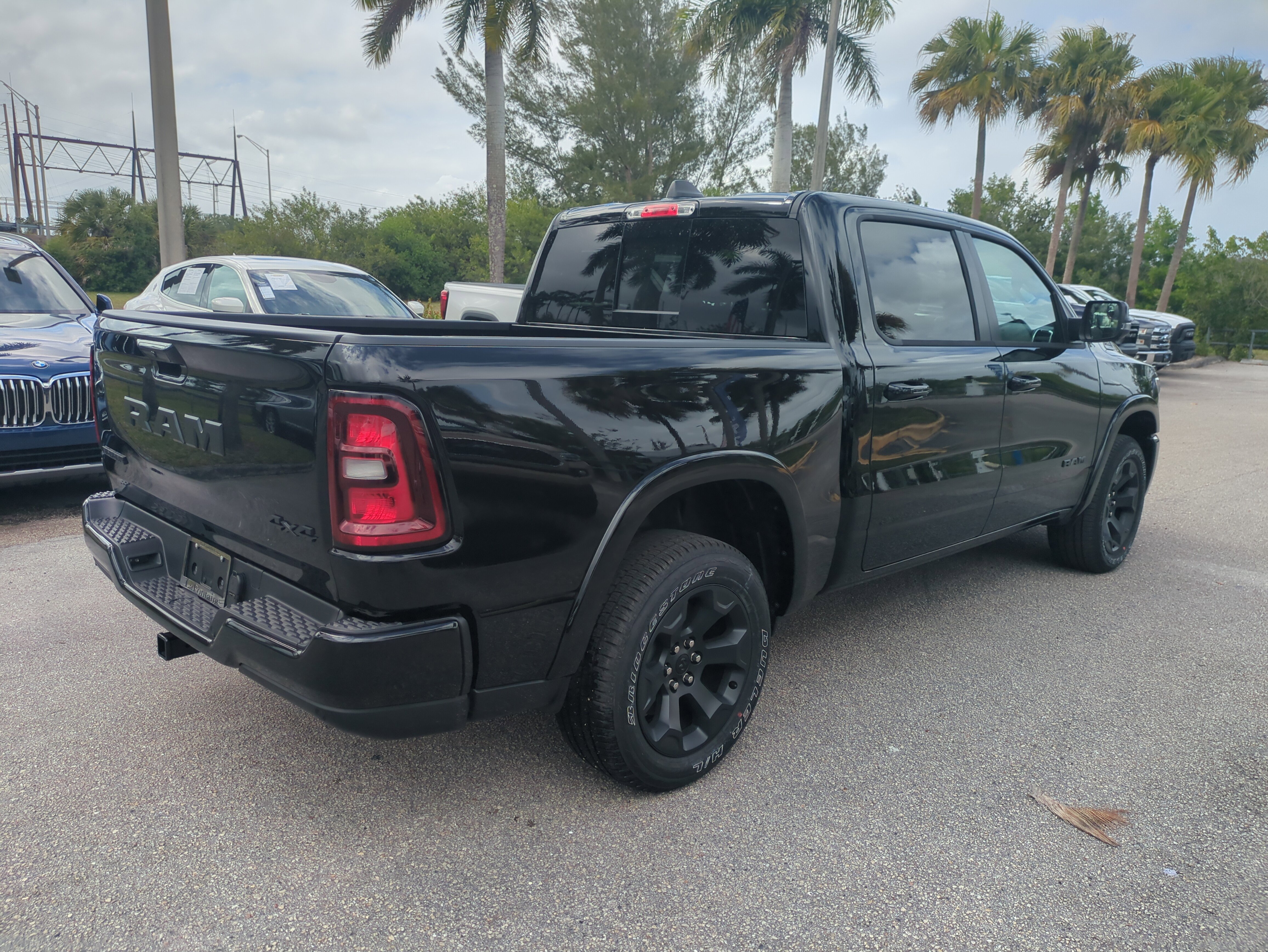 New 2025 Diamond Black Crystal Pearlcoat RAM Big Horn image 4