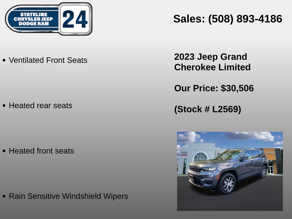 Used 2023 Gray Jeep Limited image 10