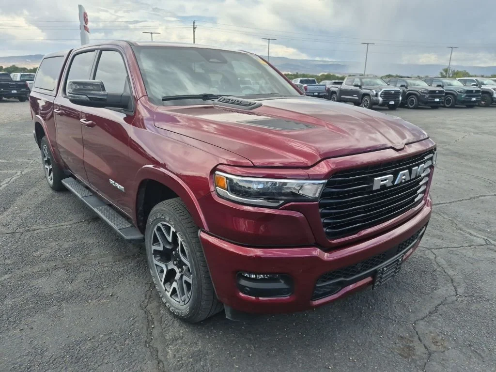 Used 2025 Delmonico Red Pearlcoat Ram Laramie image 1