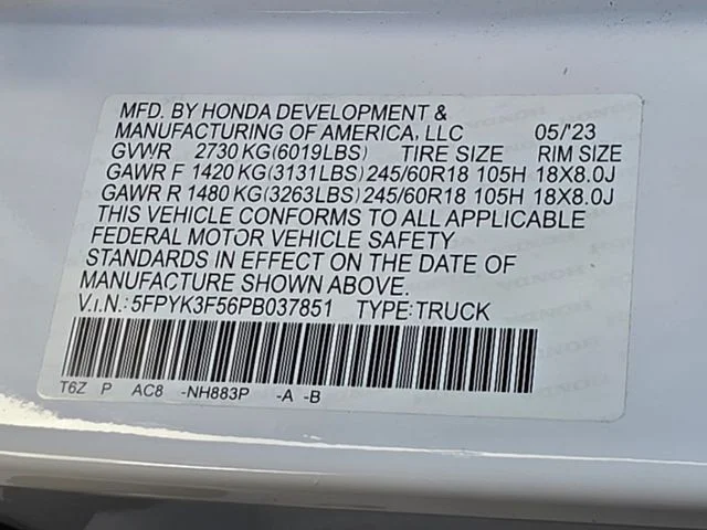 Used 2023 White Honda RTL image 32