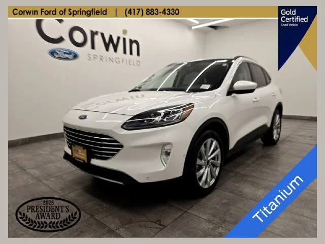 Certified Used 2022 Star White Ford Titanium image 1