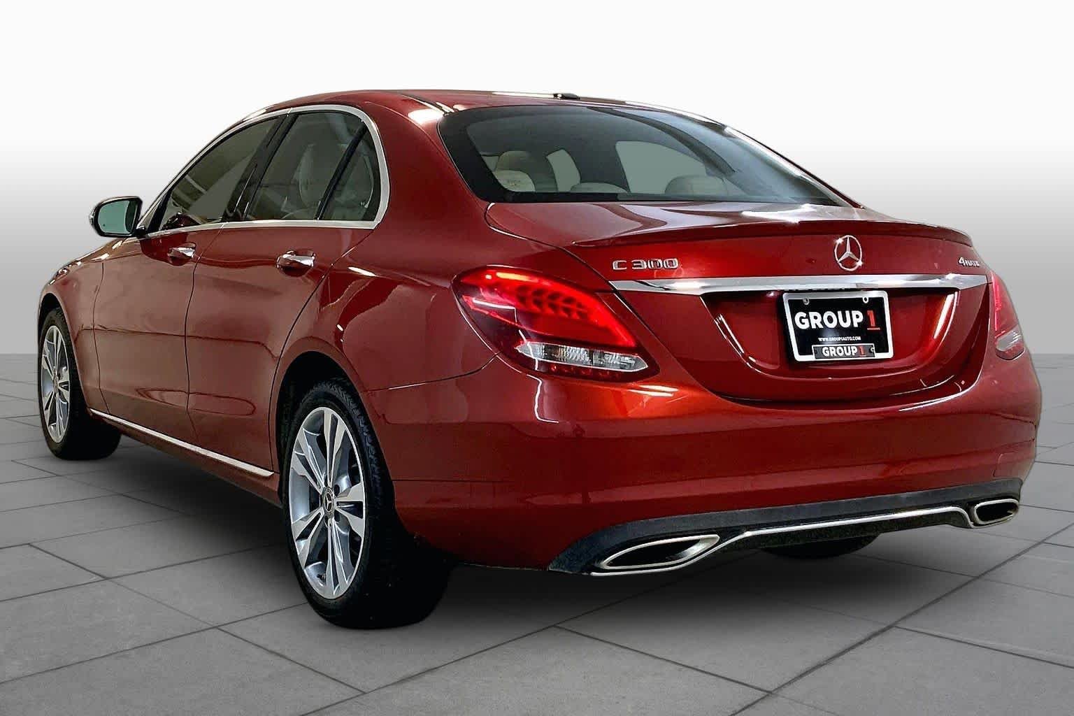 Used 2018 designo Cardinal Red Metallic Mercedes-Benz C 300 image 11