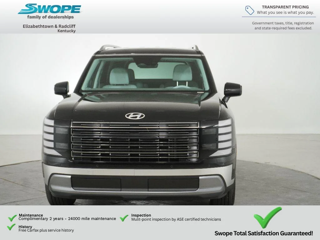 New 2026 Abyss Black Pearl Hyundai SEL 7P image 8