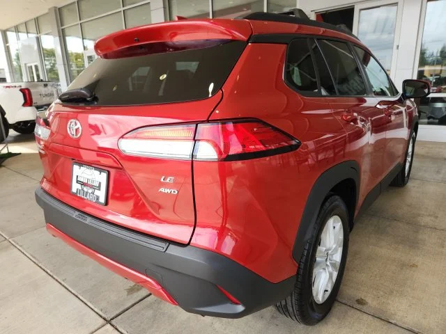 Certified Used 2022 Red Toyota LE image 11