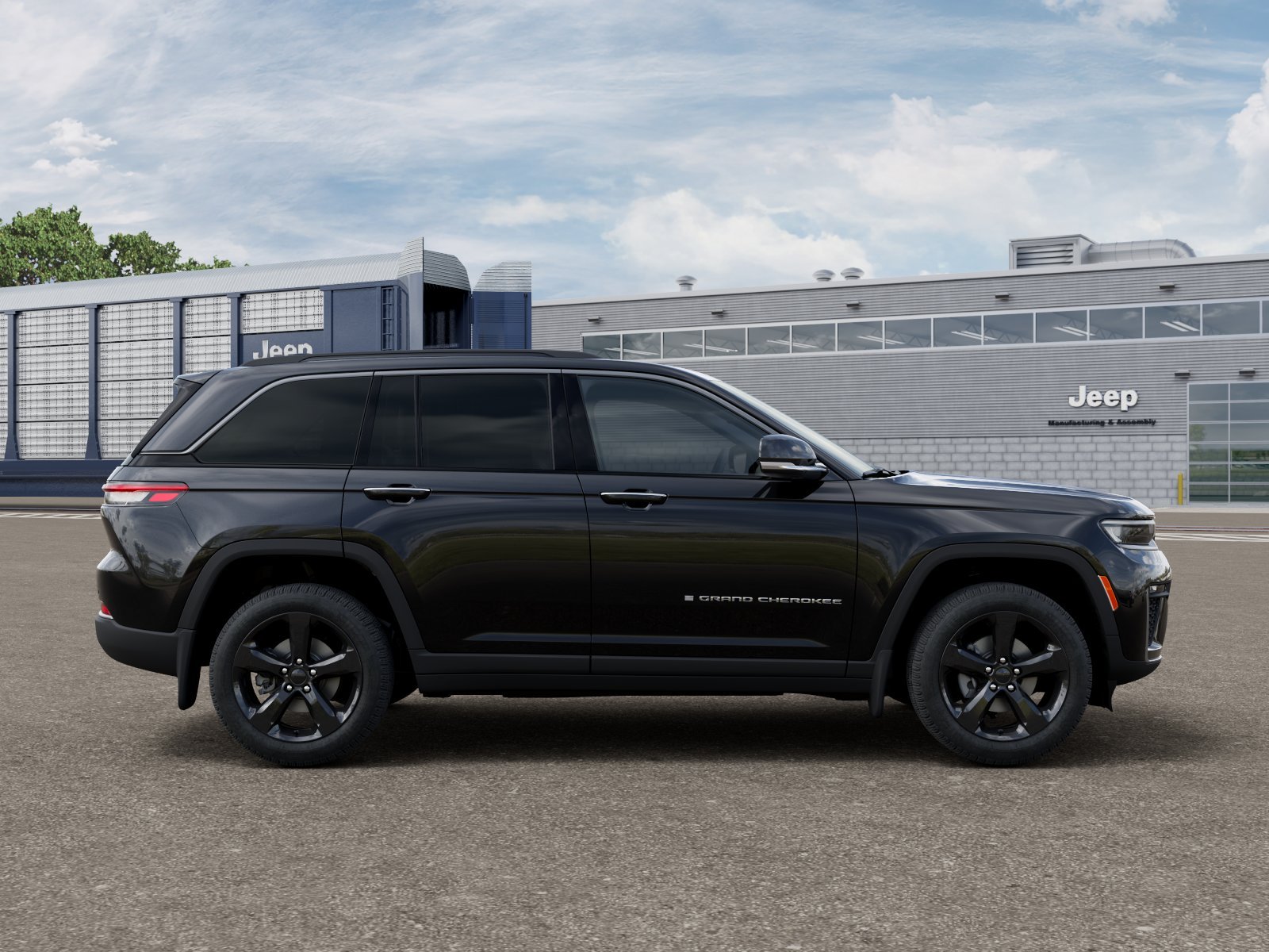 New 2026 Diamond Black Crystal Pearl-Coat Exterior Paint Jeep Limited image 12