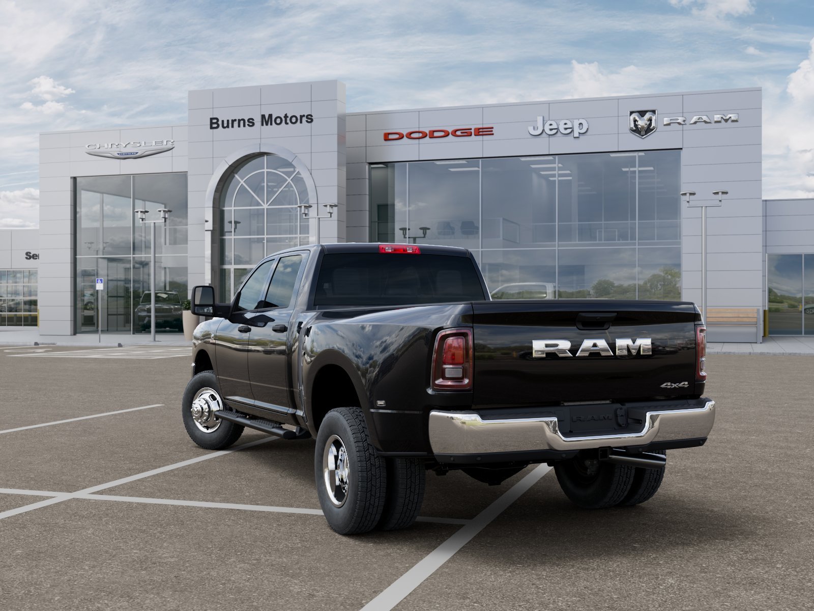 New 2026 Diamond Black Crystal Pearl-Coat Exterior Paint RAM Tradesman Dually image 29