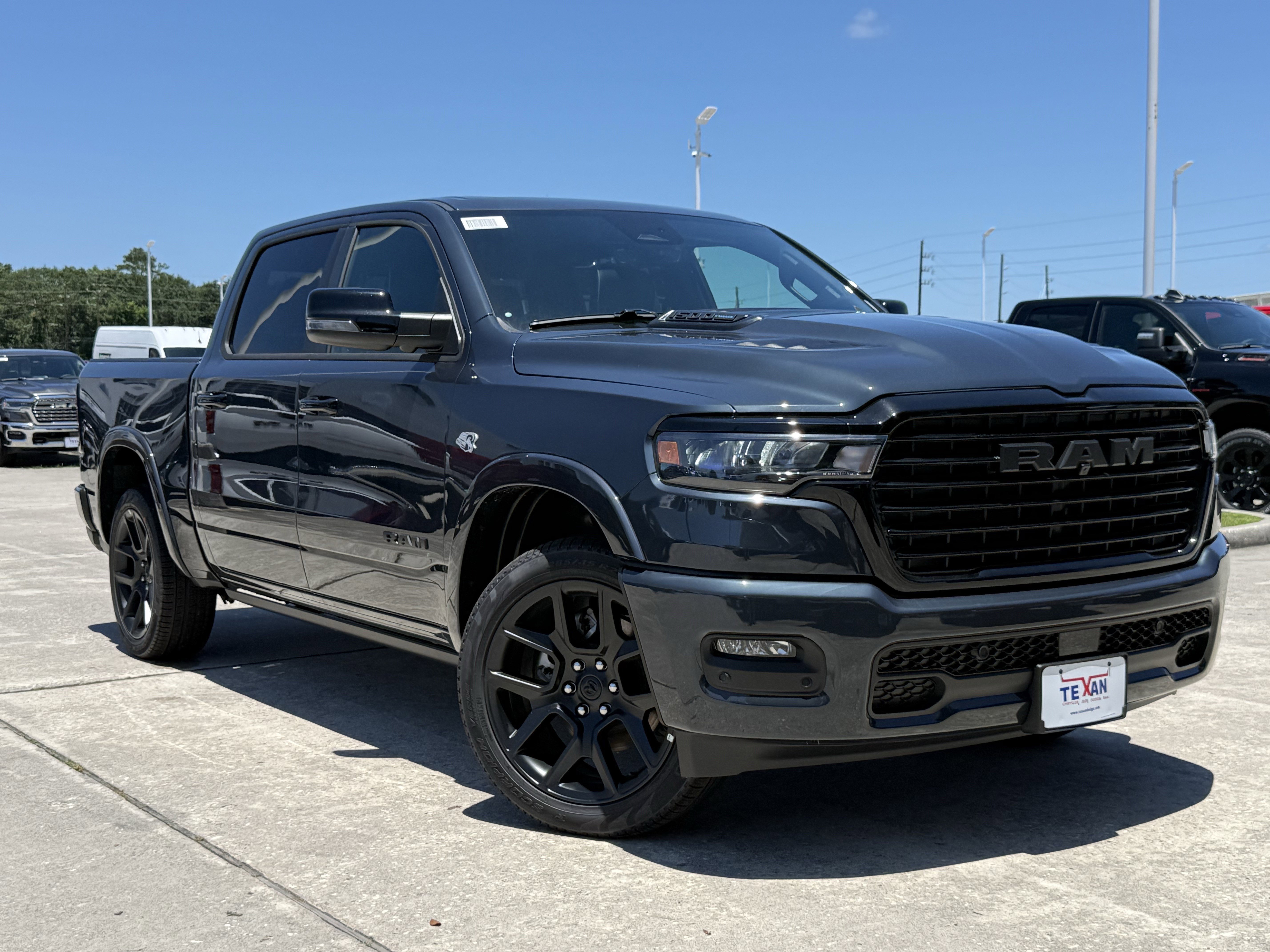 New 2026 Forged Blue Metallic Exterior Paint RAM Laramie image 2
