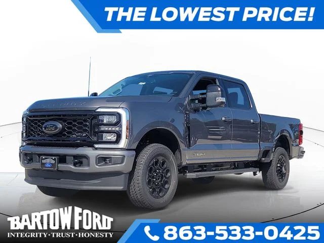 New 2026 Gray Metallic Ford Lariat image 1