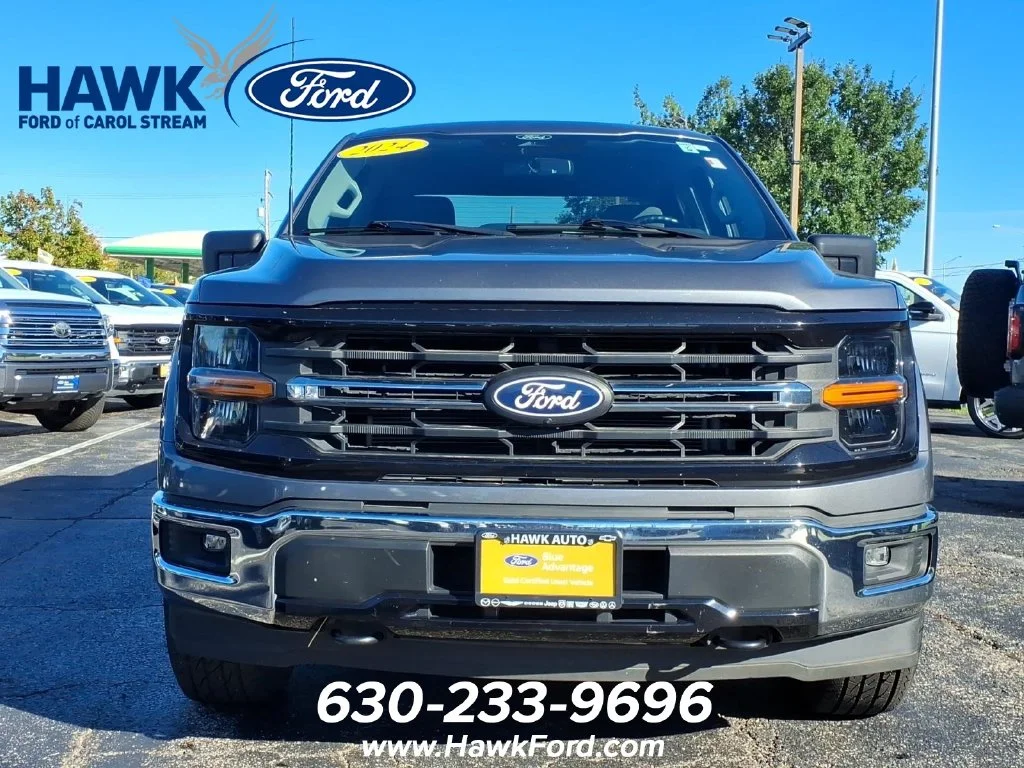 Certified Used 2024 Gray Metallic Ford XLT image 2