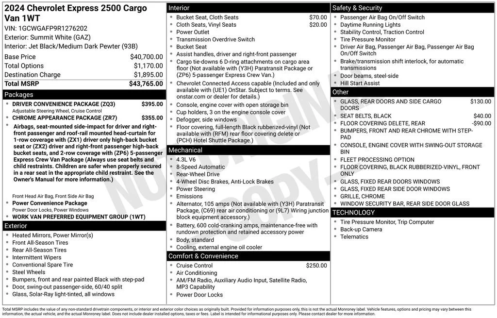 Used 2024 Summit White Chevrolet WT image 35