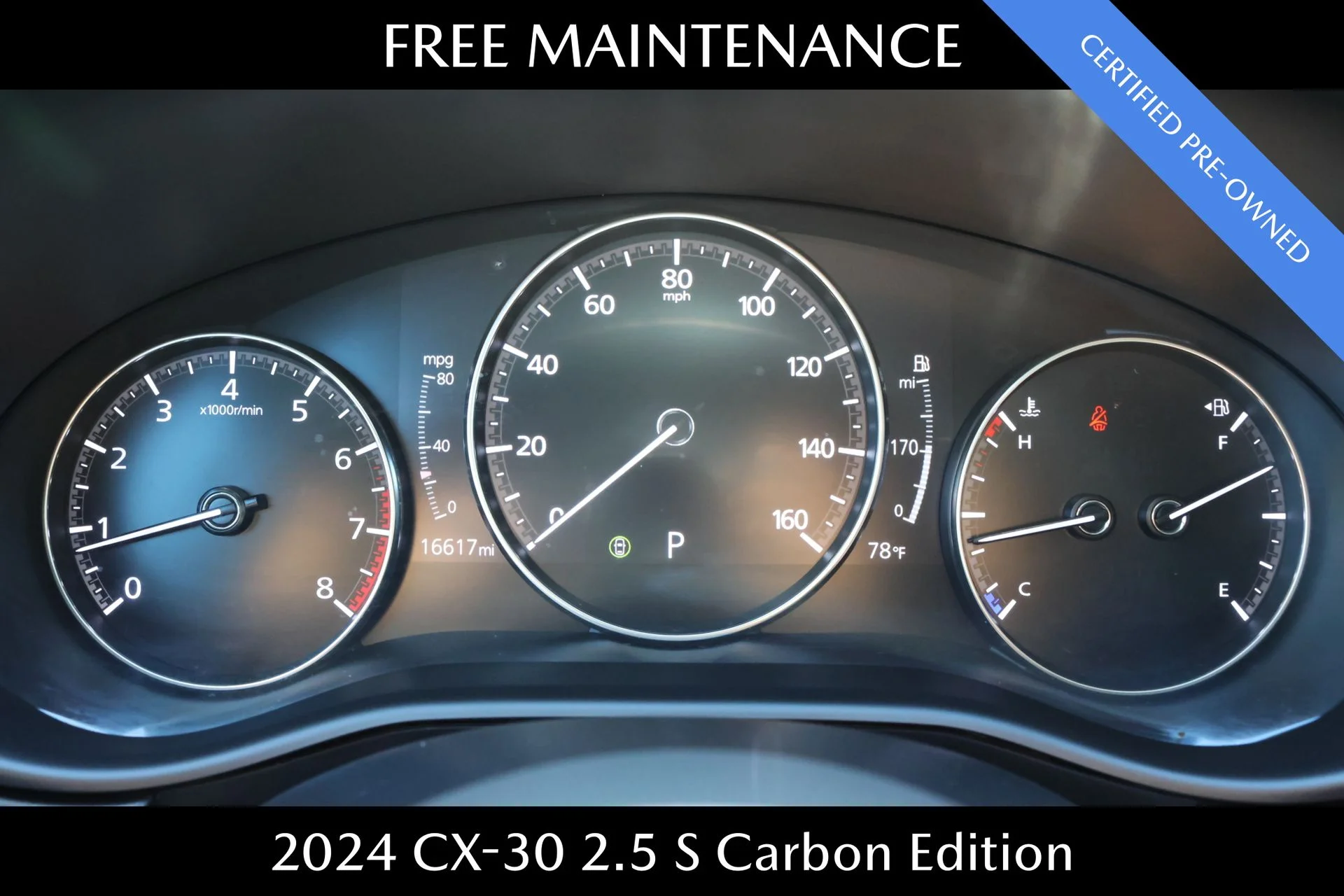 Certified Used 2024 Gray Mazda 2.5 S Carbon Edition image 12