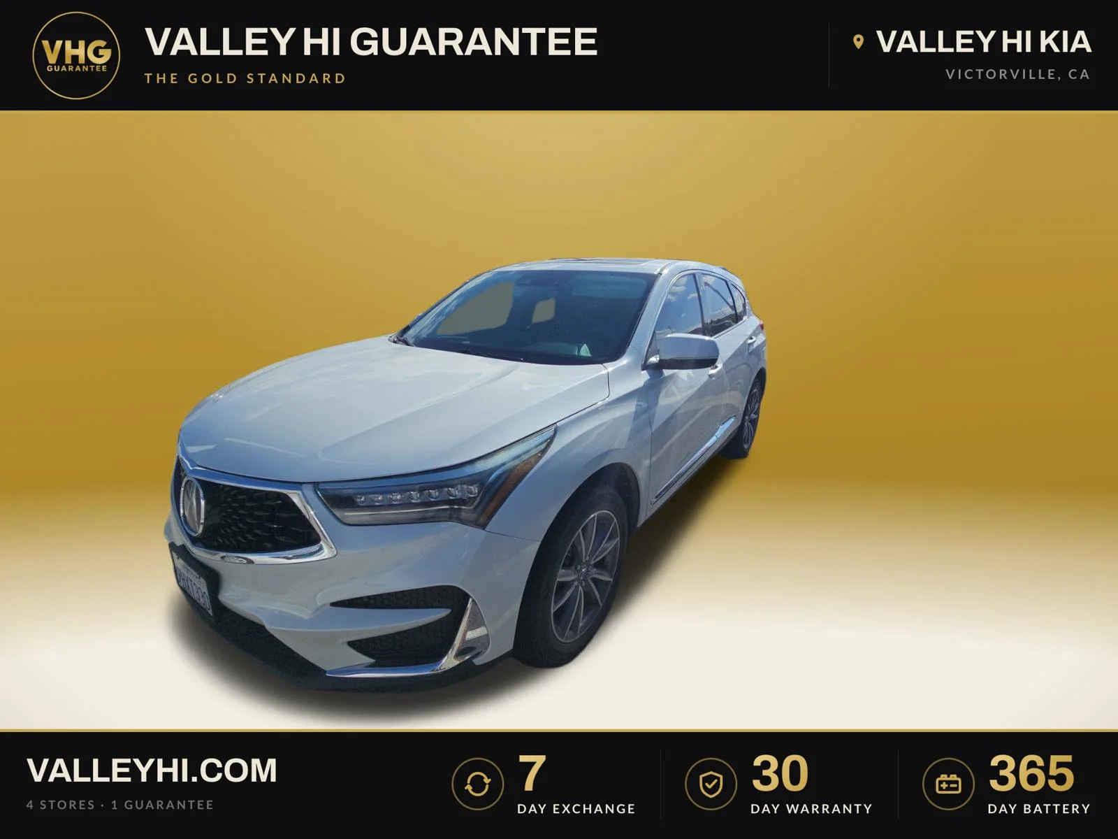 Used 2020 Platinum White Pearl Acura Technology Package image 1