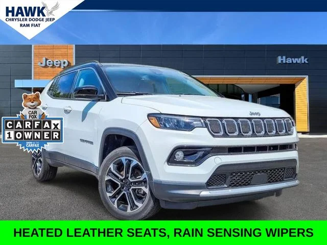 Used 2022 White Jeep Limited image 1