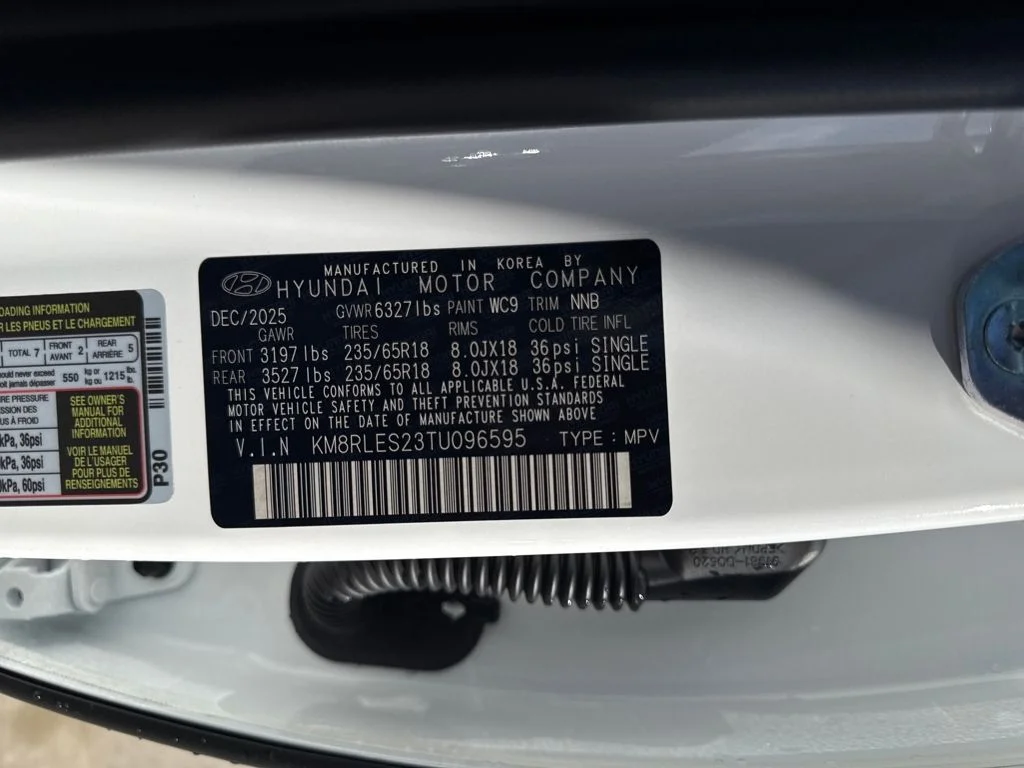 New 2026 White Hyundai SEL image 30