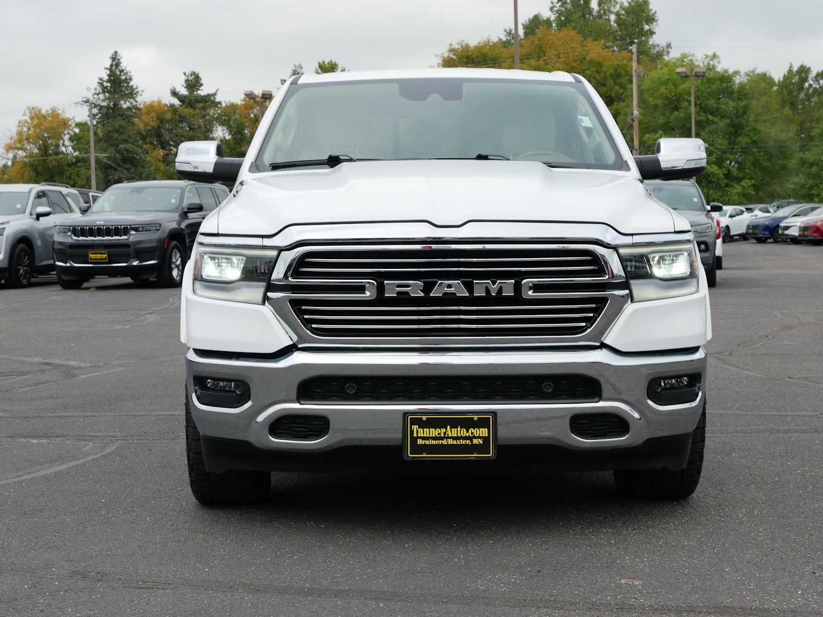 Used 2021 RAM Ram 1500 Pickup Laramie with VIN 1C6SRFJT9MN789727 for sale in Brainerd, Minnesota