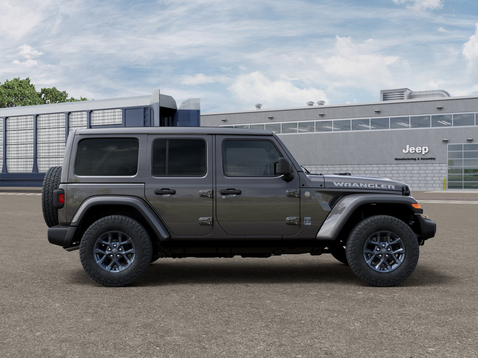 New 2026 Granite Crystal Metallic Clear-Coat Exterior Paint Jeep 85th Anniversary Edition image 12