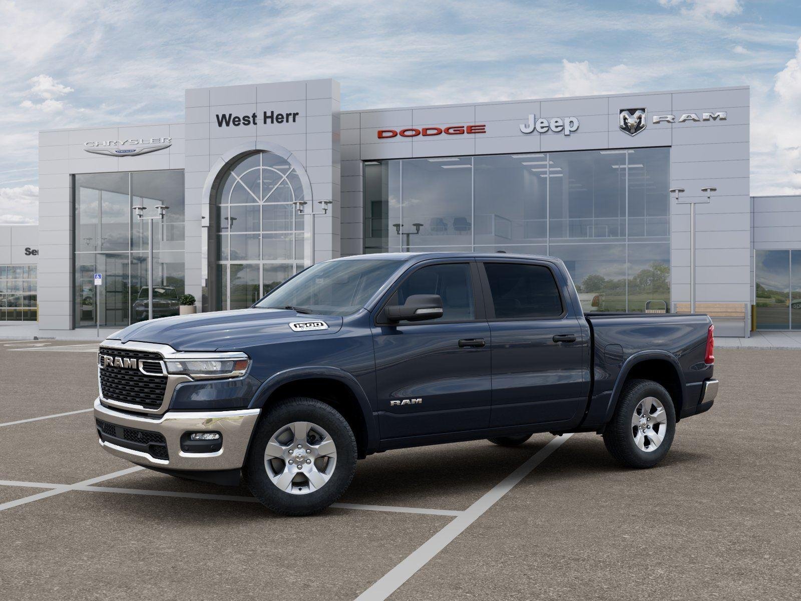 New 2026 Forged Blue Metallic Exterior Paint RAM RAM 1500 BIG HORN CREW CAB 4X4 image 2