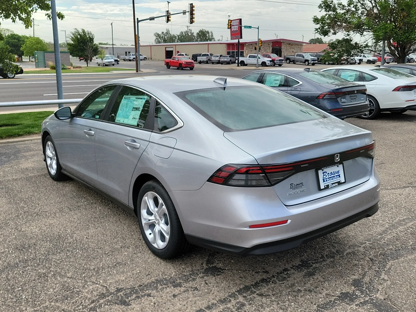 New 2026 Solar Silver Metallic Honda LX image 7