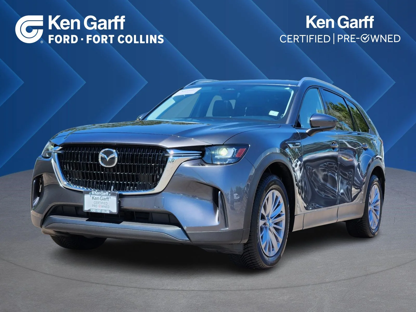 Used 2024 Machine Gray Metallic Mazda Preferred image 1