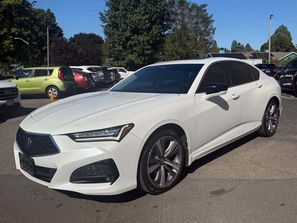 Used 2021 pewter gray metallic Acura Advance image 11